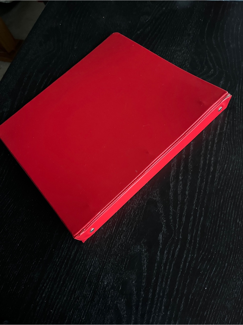 Target Red 3 Ring Binder 1 Inch Vinyl School Office Organizer 10x11.5